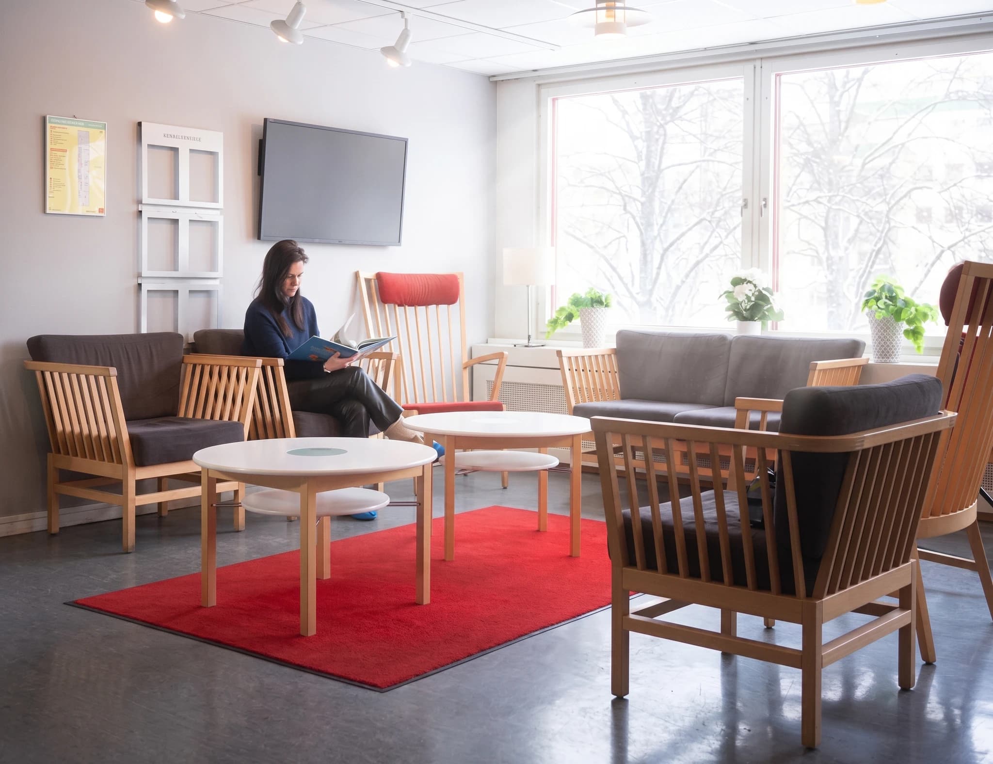 Väntrummet hos Folktandvården Karlaplan