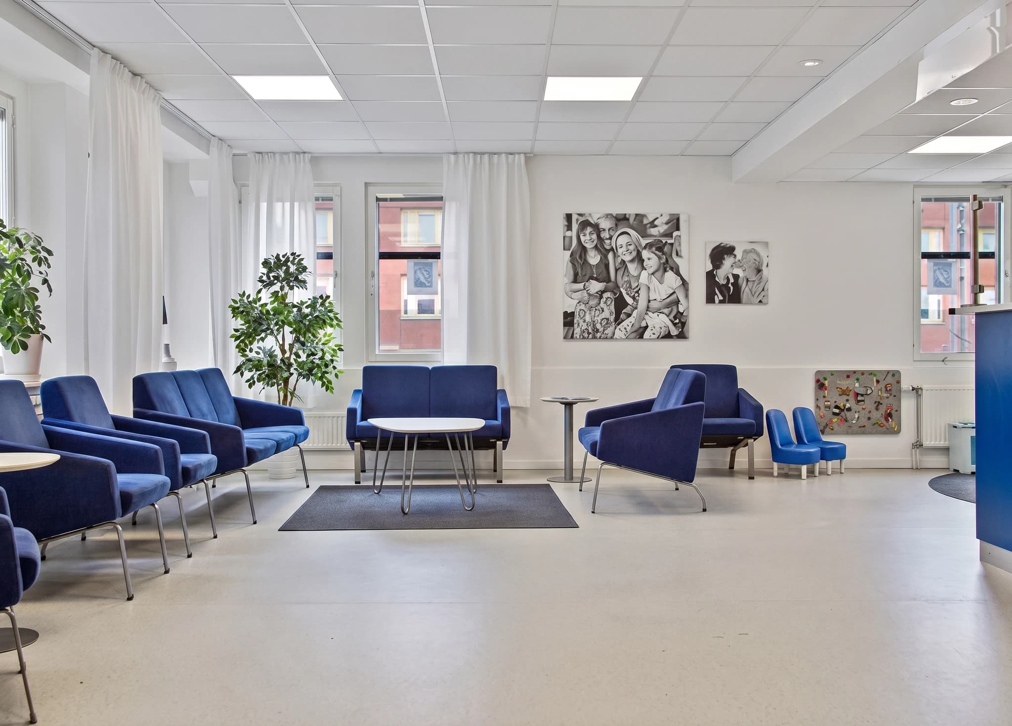 Väntrummet hos Folktandvården Kista
