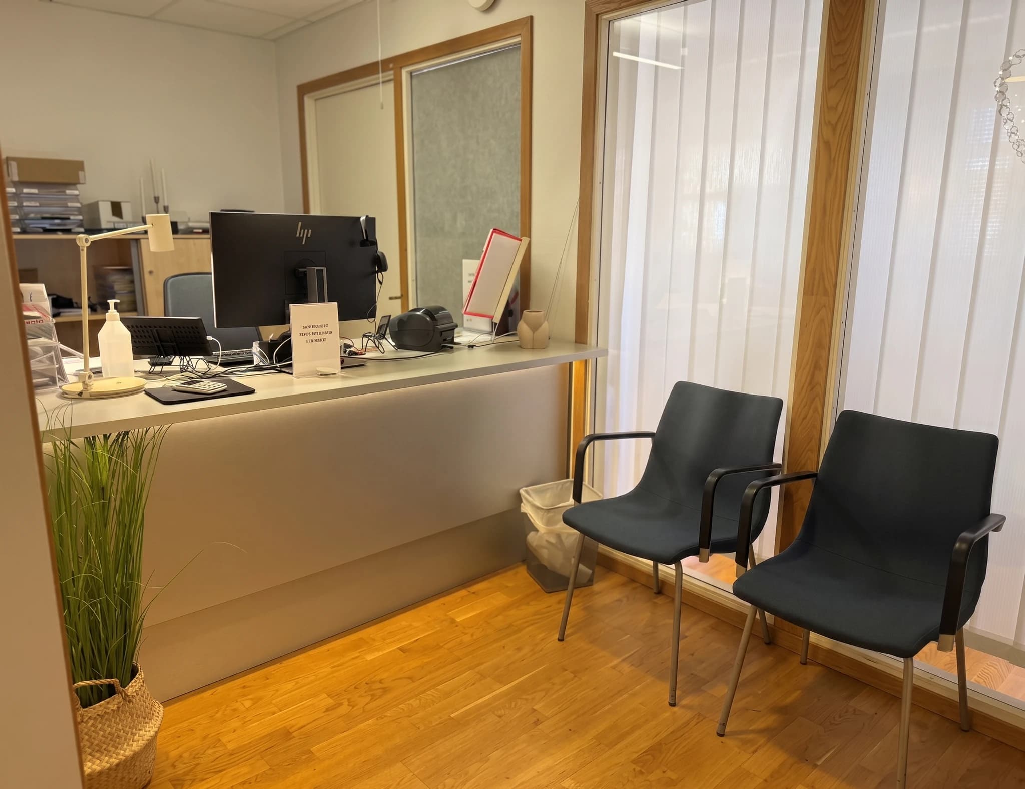 Receptionen hos Gynekolog & FertilitetsCenter, Göteborg