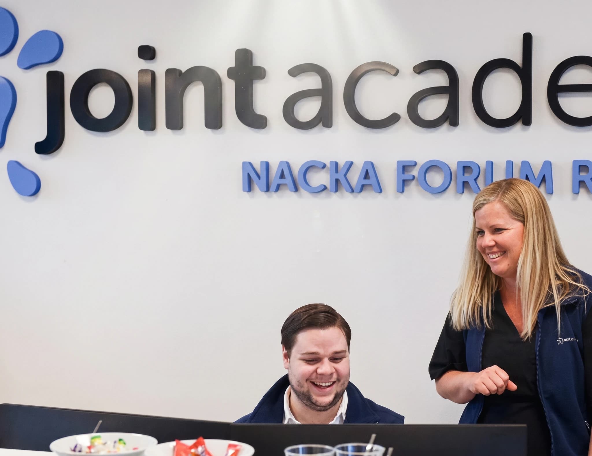 Receptionen hos Joint Academy Nacka Forum Rehab
