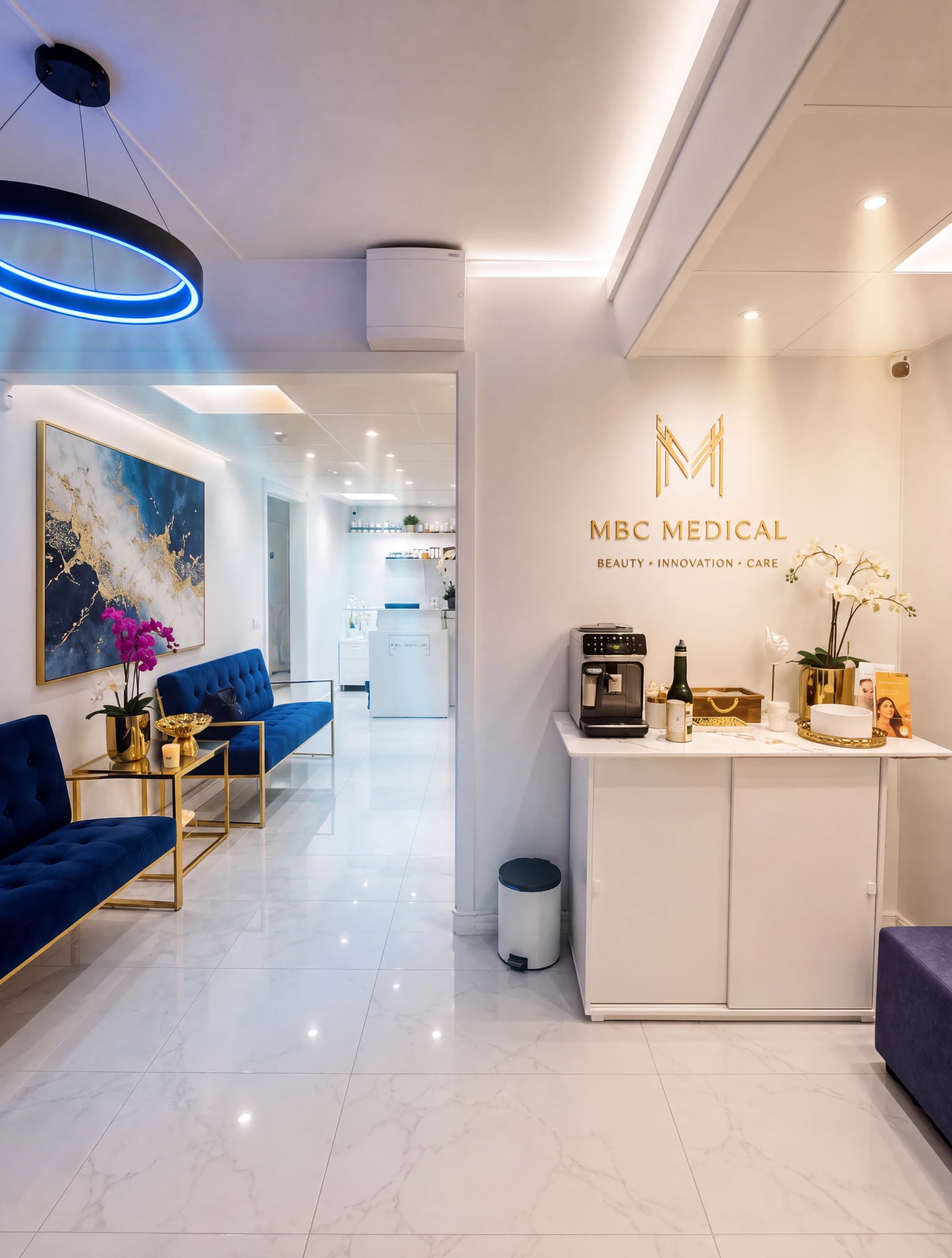 Väntrummet hos MBC Medical