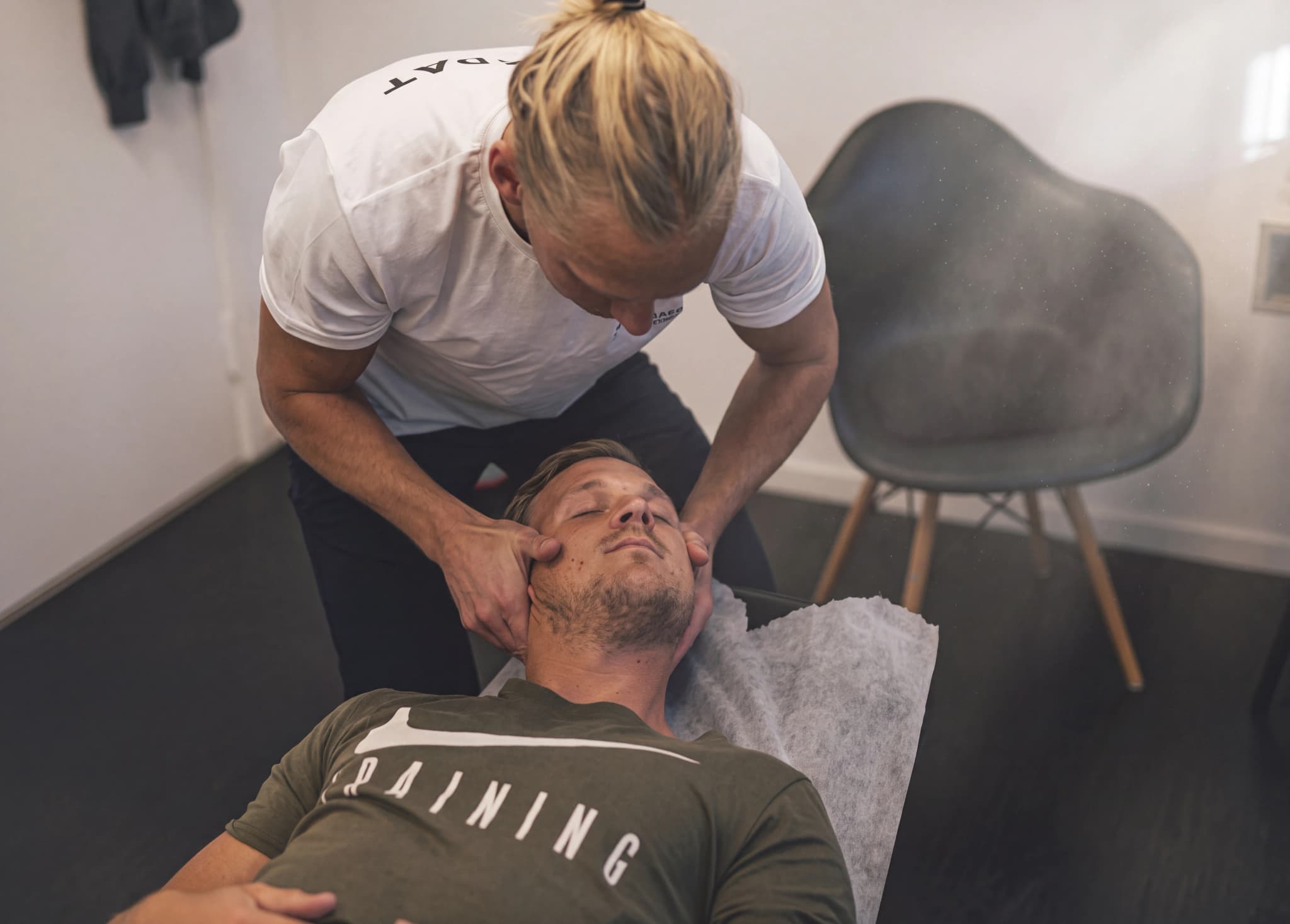 Behandlingsrummet hos Naprapatlogik