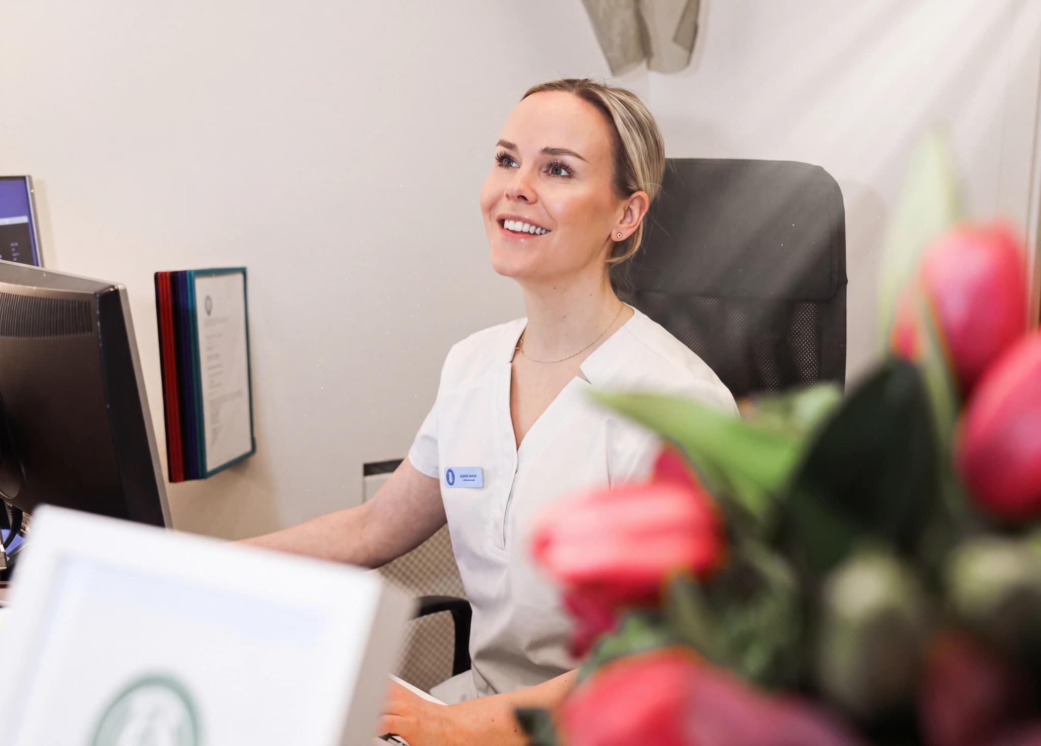 Receptionen hos Narva Åderbråckscenter, Sundsvall