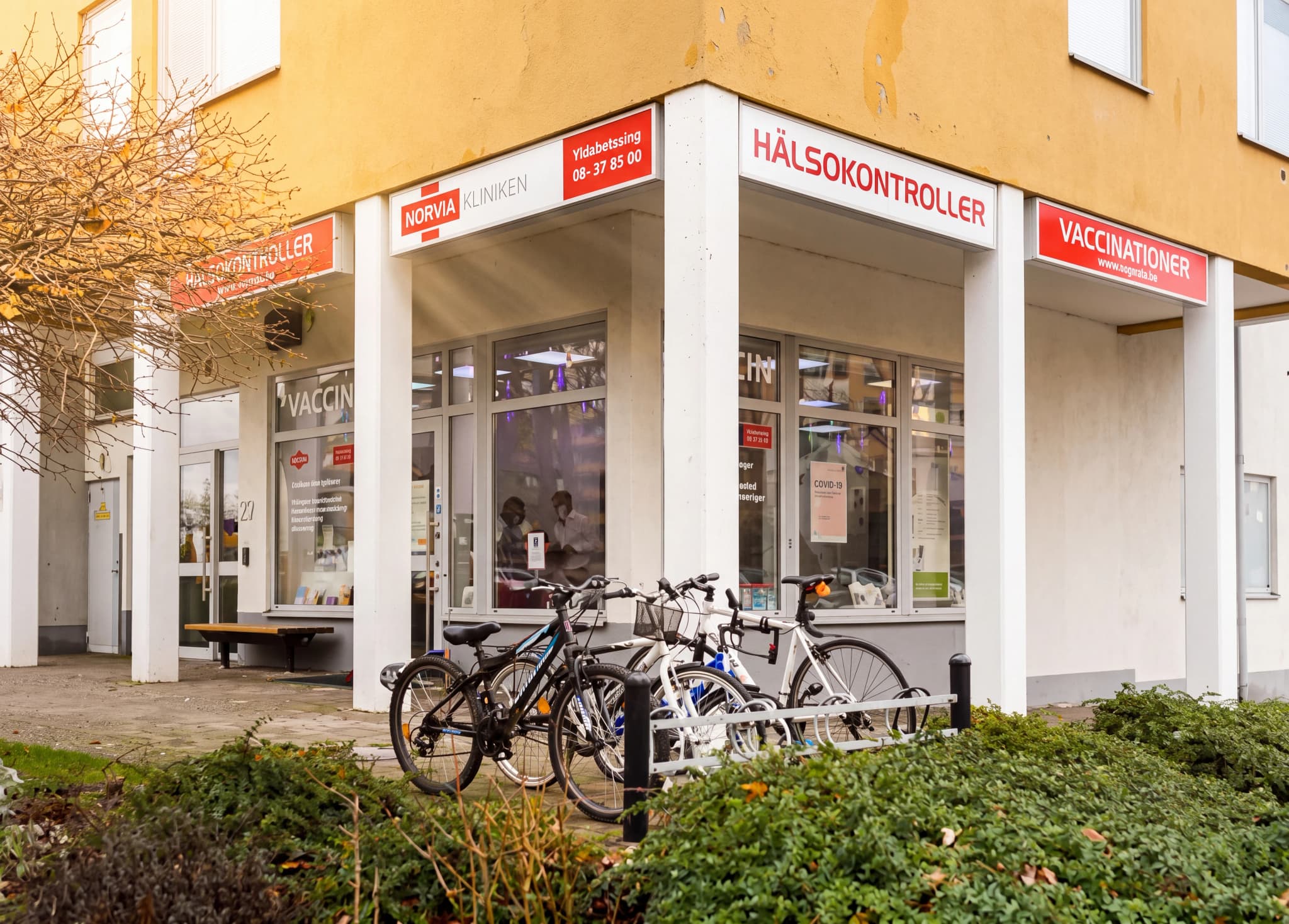 Entrén hos Norvia Kliniken, Solna