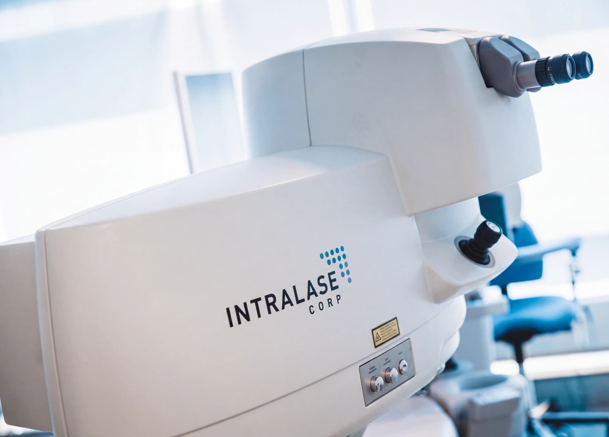 Intralase laserögonsalgsmaskin i en klinisk miljö.