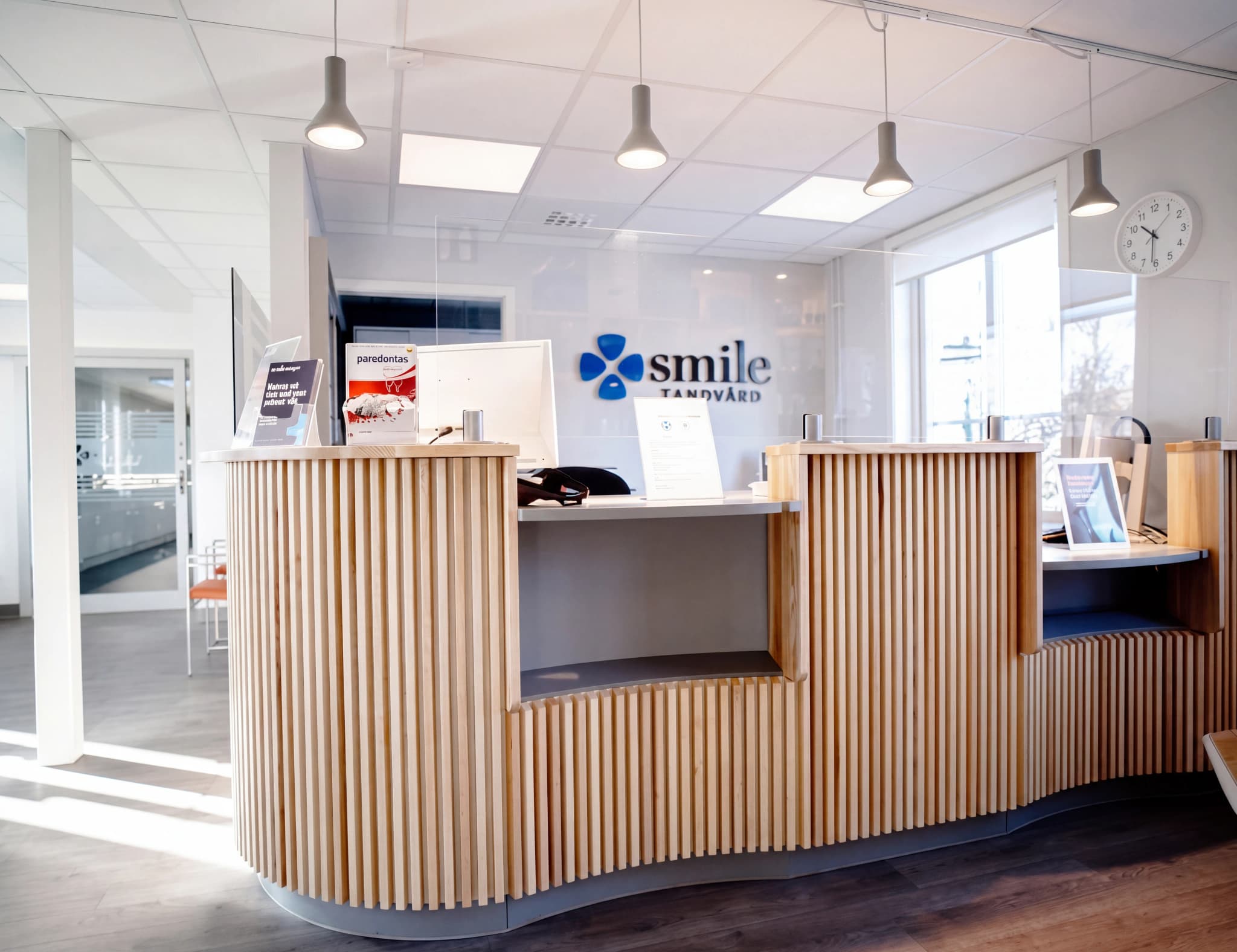 Receptionen hos Smile Kiruna