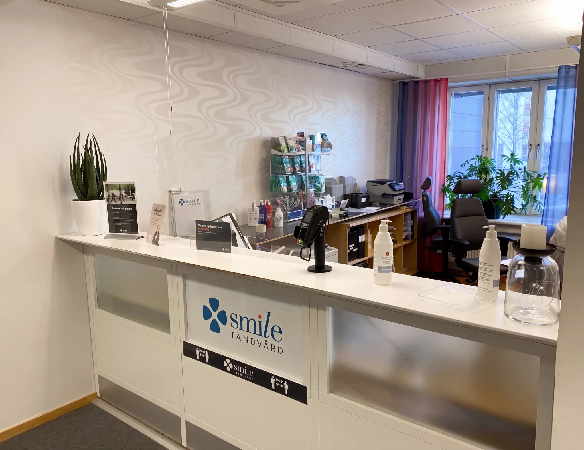 Receptionen hos Smile Luleå