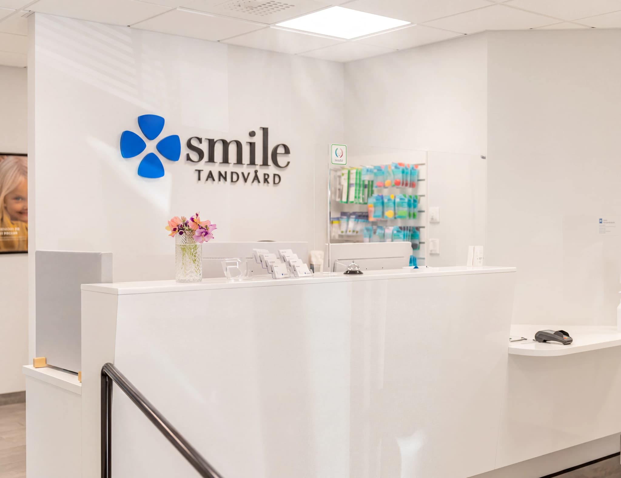 Receptionen hos Smile Lund
