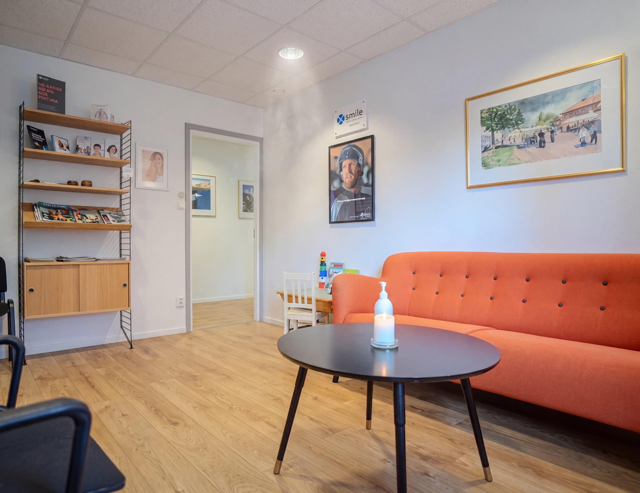 Väntrummet hos Smile Molkom