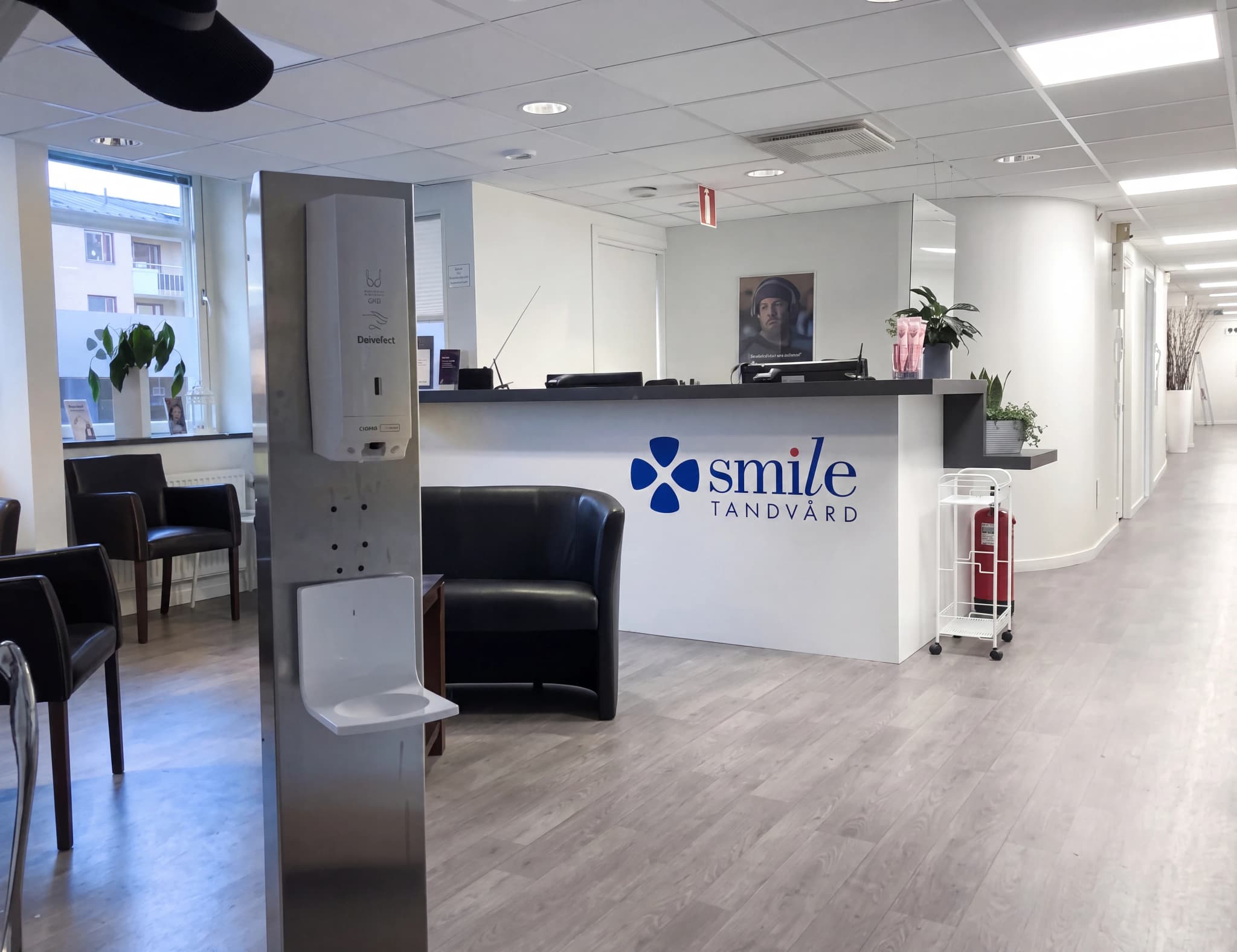Receptionen hos Smile Sundsvall