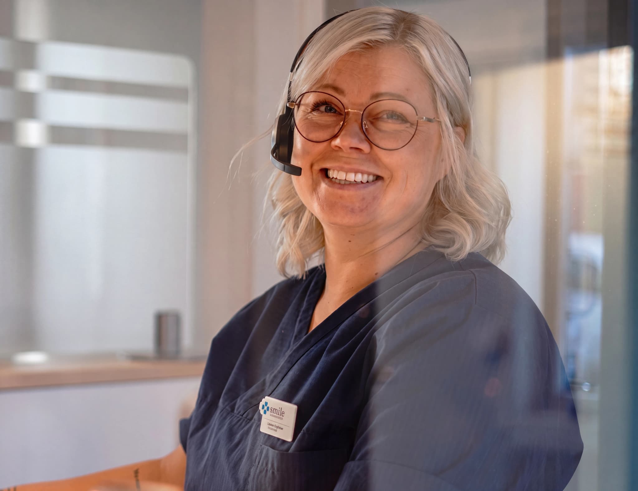 Receptionen hos Smile Vällingby