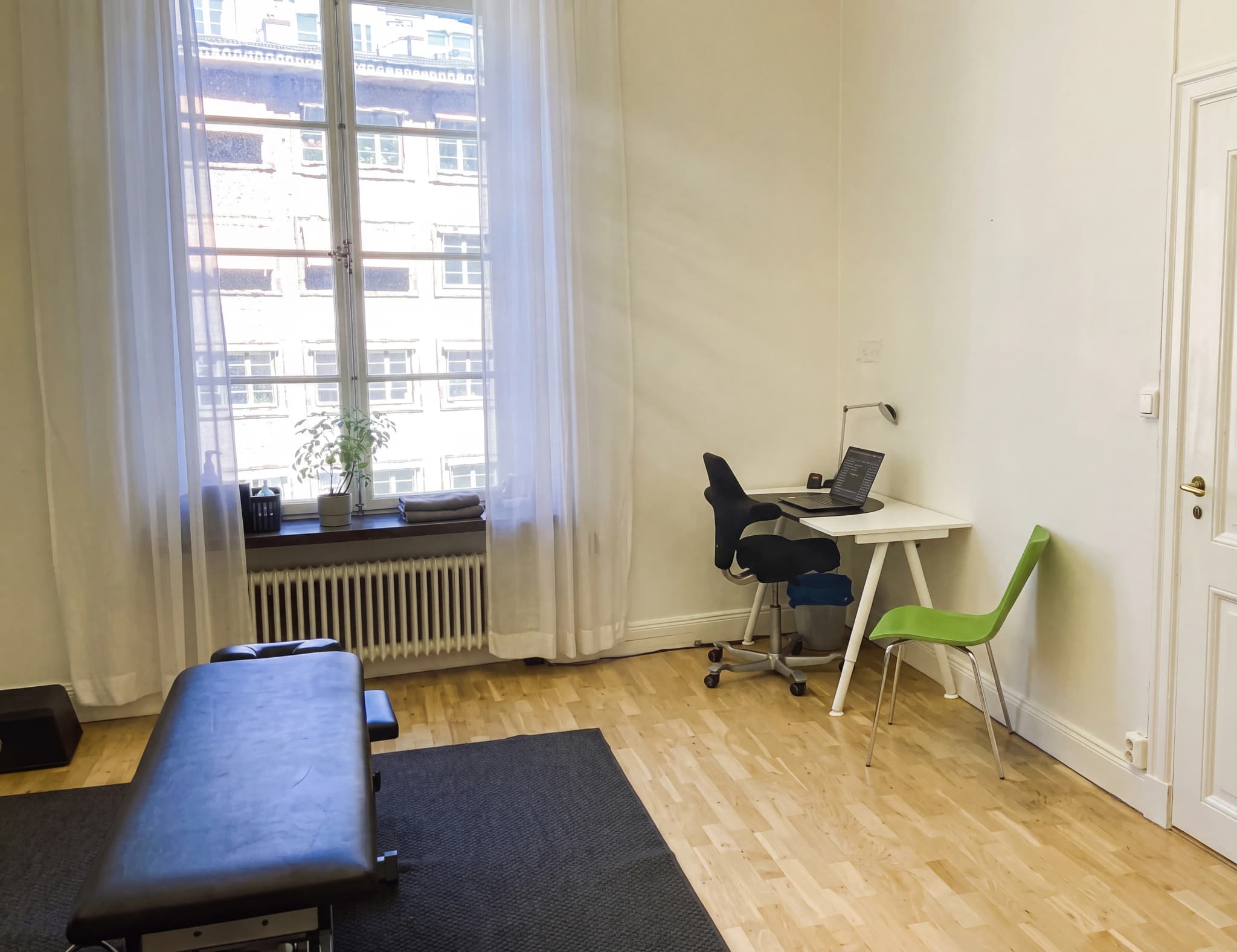 Behandlingsrummet hos Stockholms RehabKlinik CITY