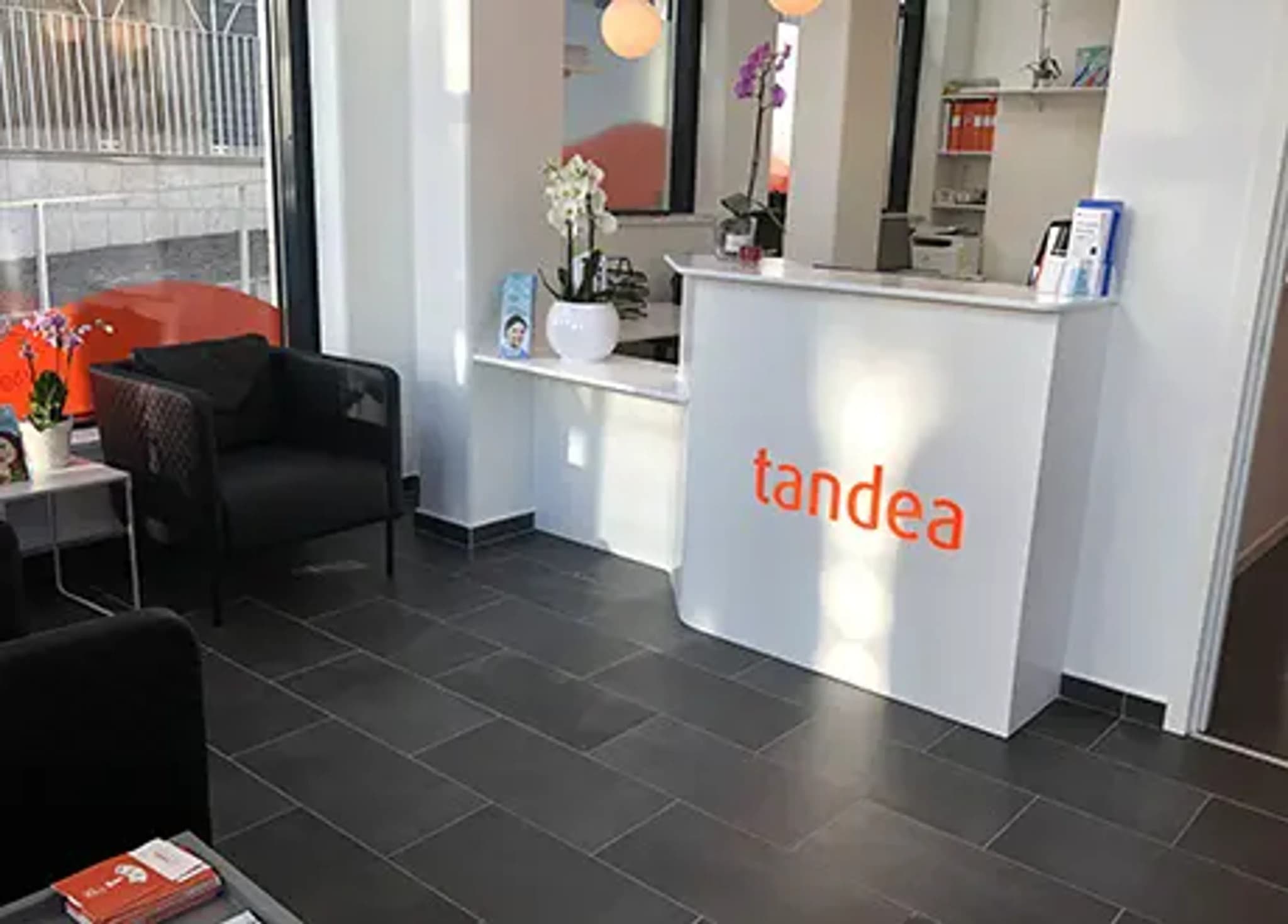 Receptionen hos Tandea Barkarby