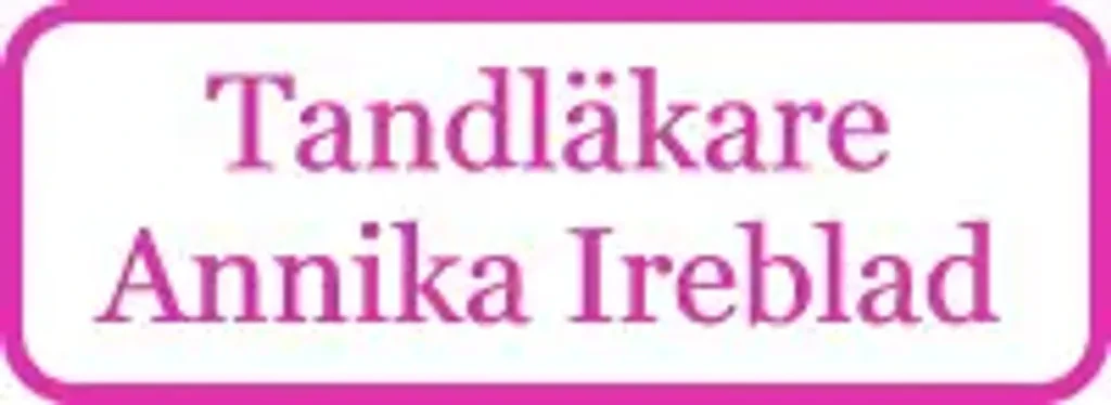 Tandläkare Annika Ireblad