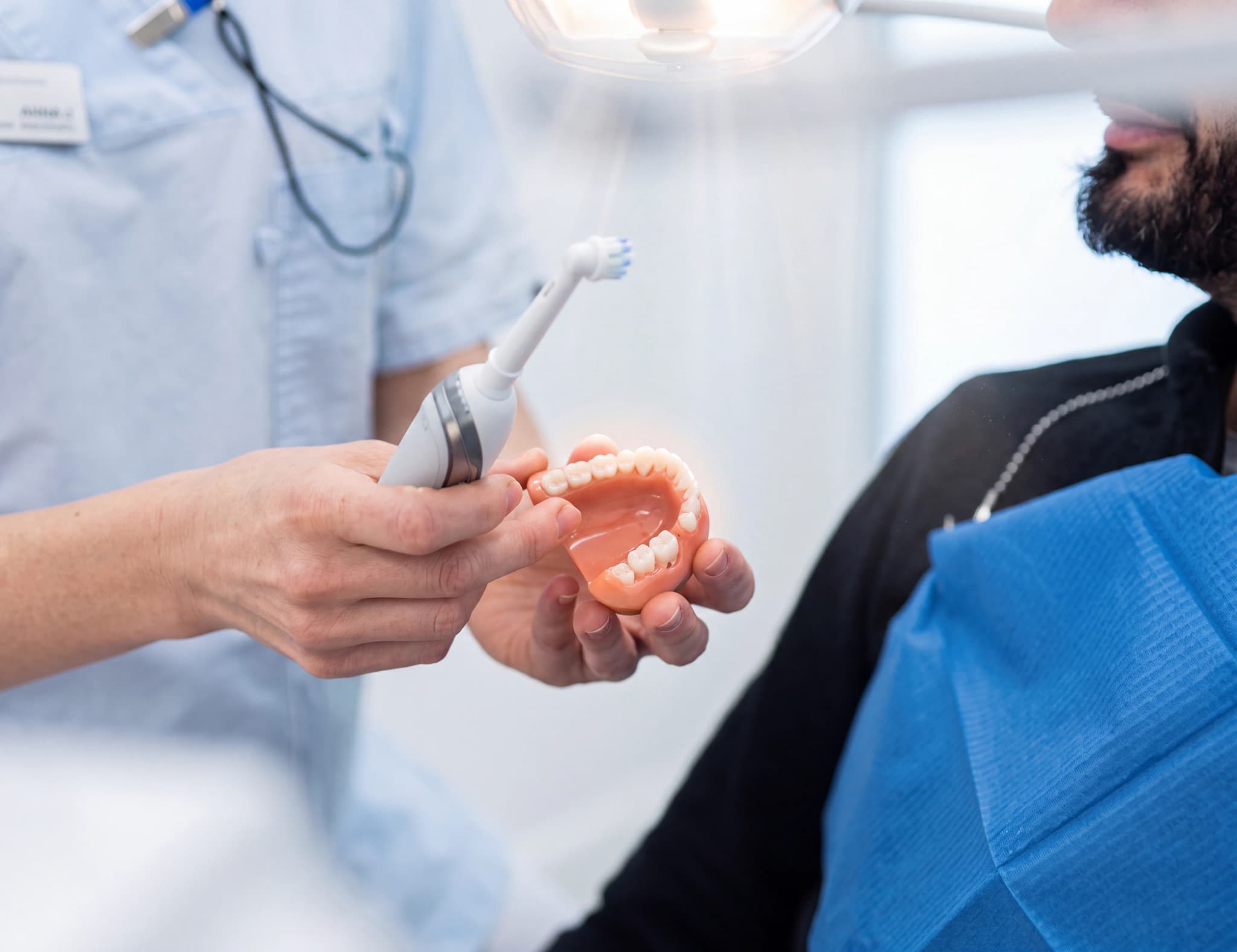 Behandlingsrummet hos Tornkliniken, Stockholm