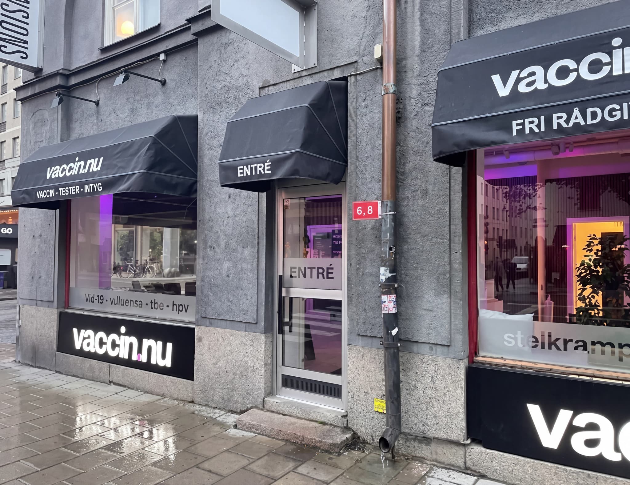 Entrén hos Vaccin.nu Vasastan