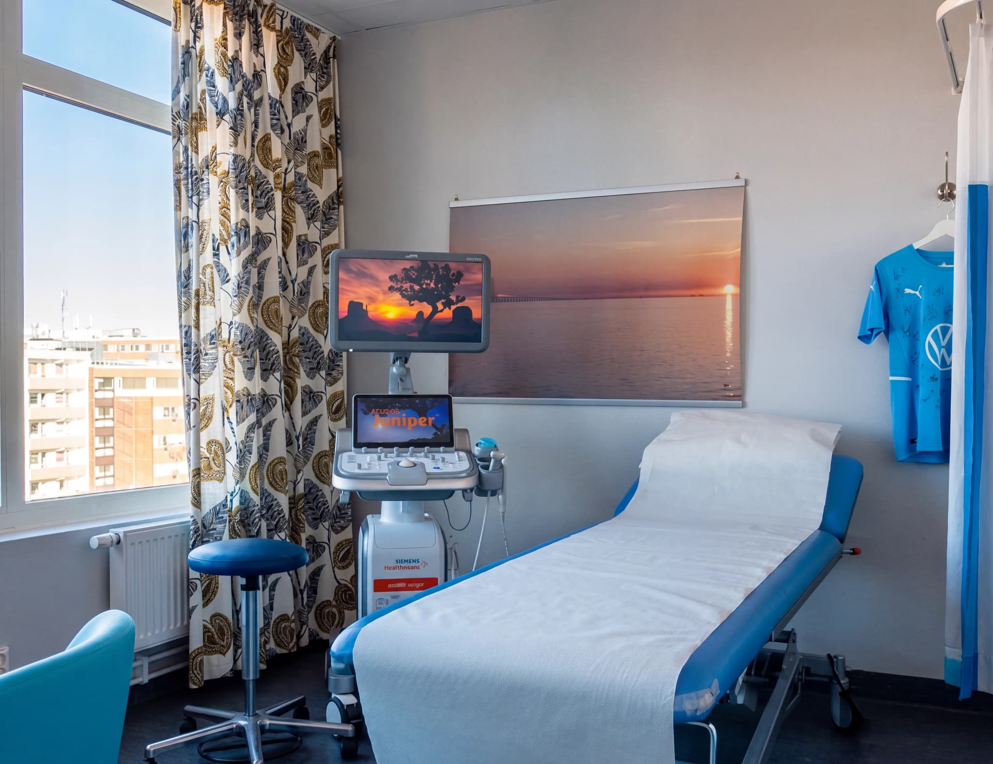 Behandlingsrummet hos Venous Centre Malmö