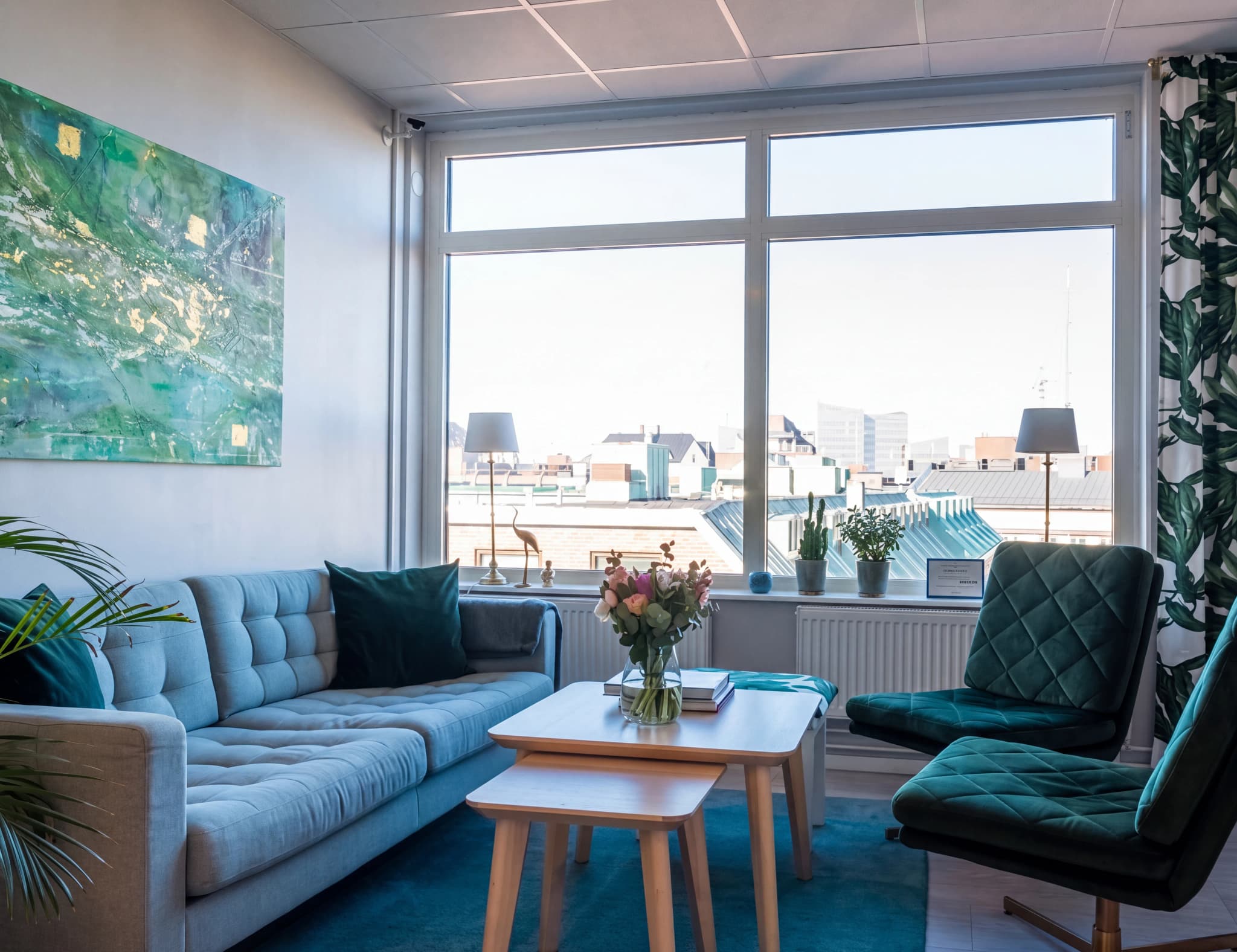 Väntrummet hos Venous Centre Malmö