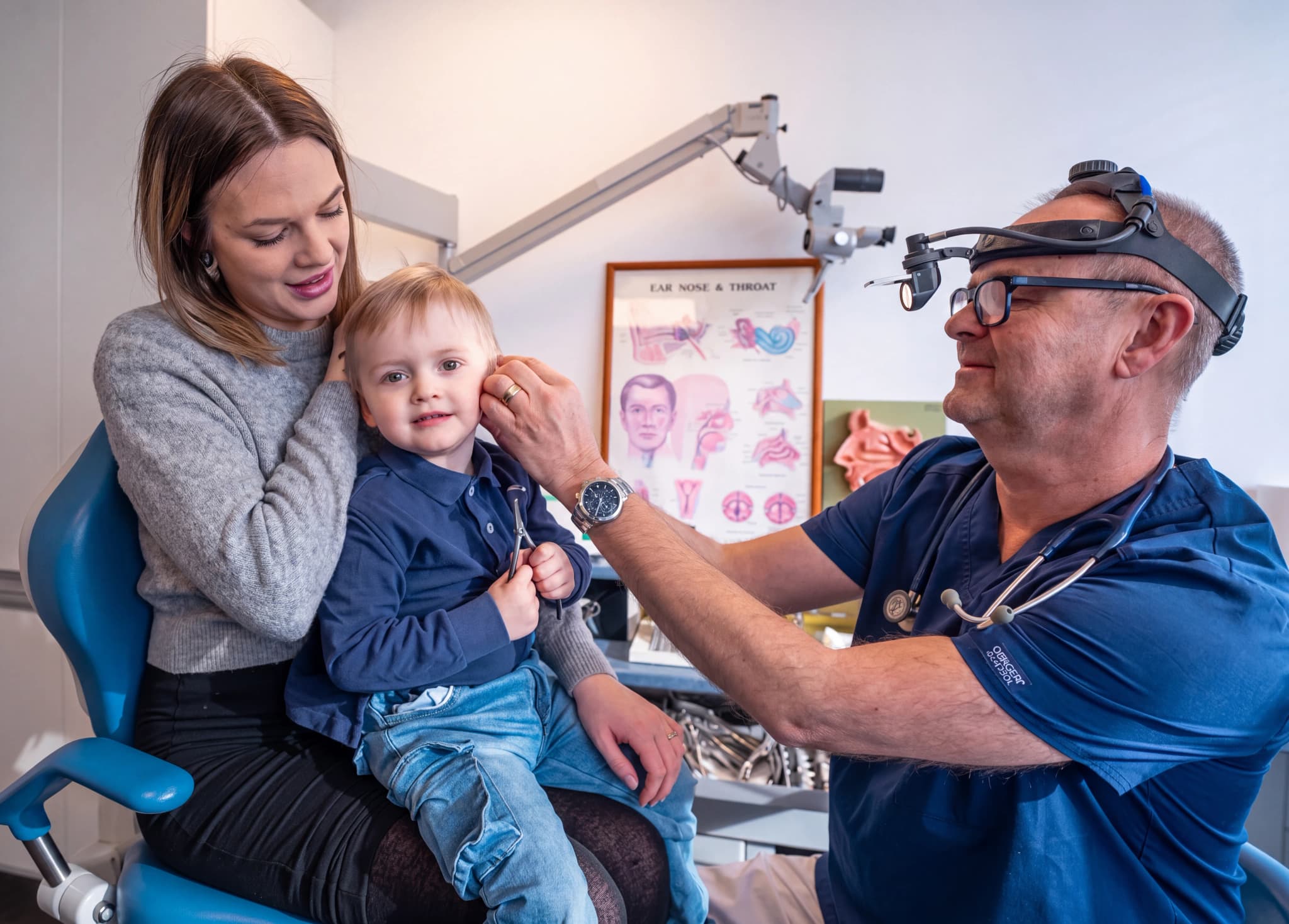 Behandlingsrummet hos Visbykliniken Dr Peter Lindgren