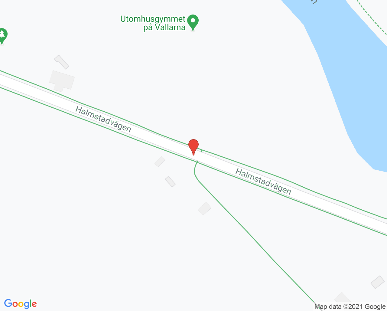 Karta till Tallgläntan, Falkenberg