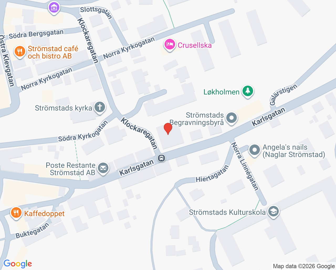 Karta till Folktandvården Strömstad, Strömstad
