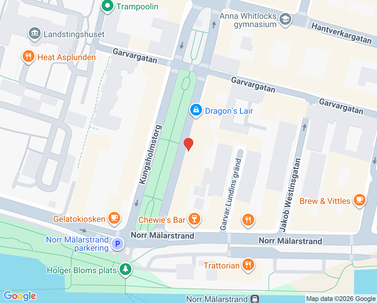 Karta till Tandläkare Soraya Javadpour, Kungsholmen