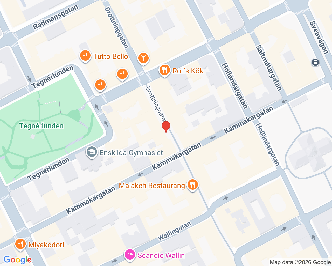 Karta till Tandläkare Bengt Selander