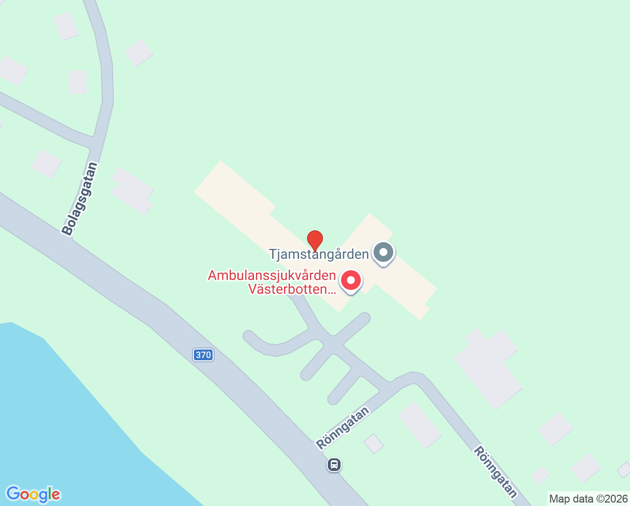 Karta till Folktandvården Malå
