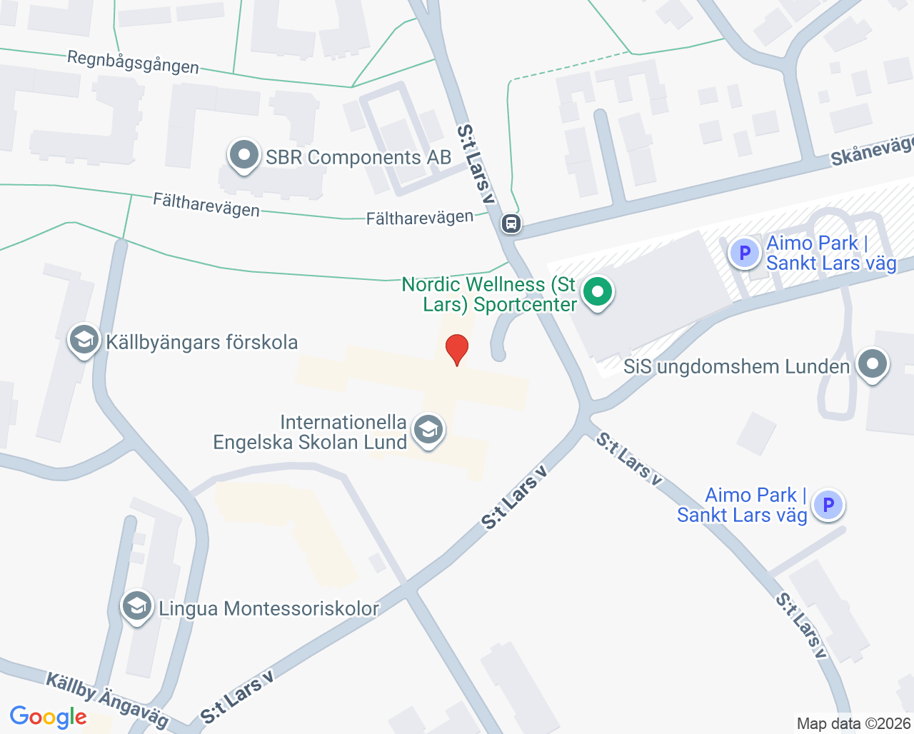 Karta till Avancerad sjukvård i hemmet Lund
