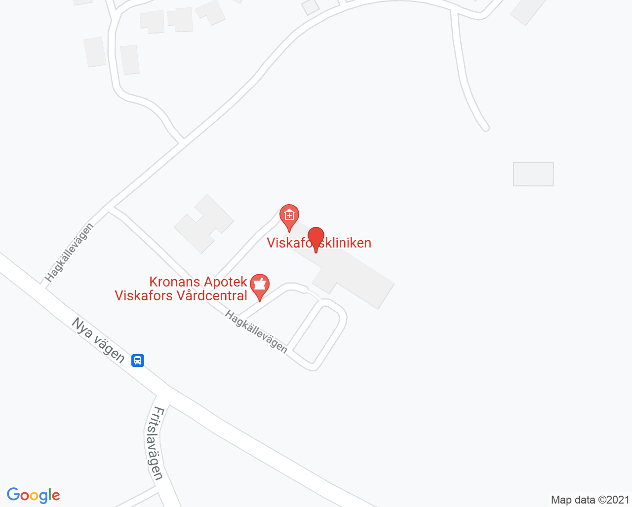 Karta till Viskaforskliniken, Viskafors