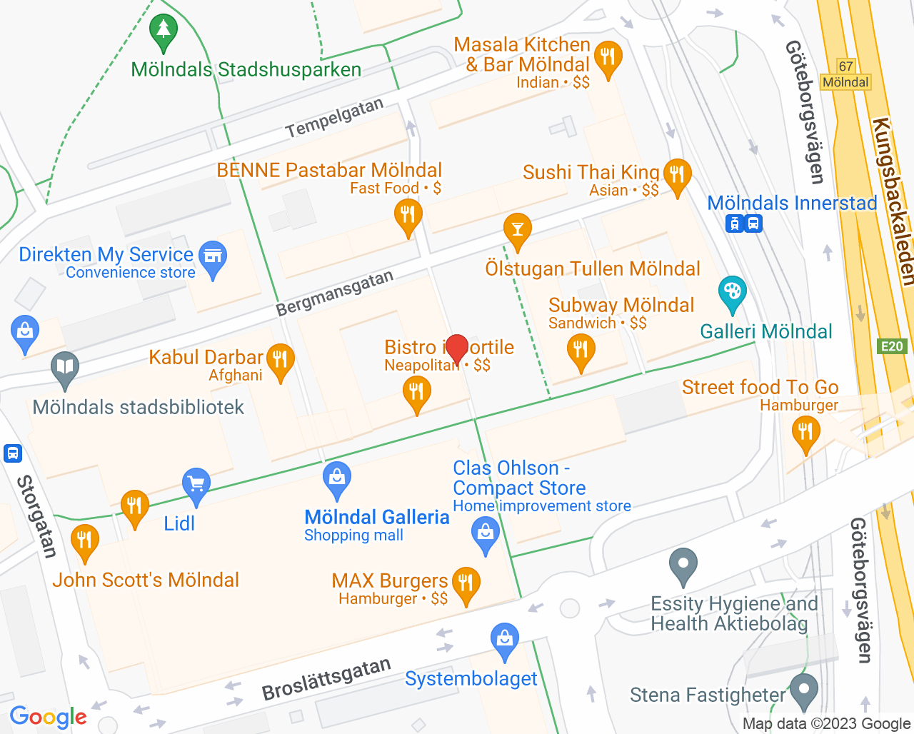 Karta till Smile Mölndal