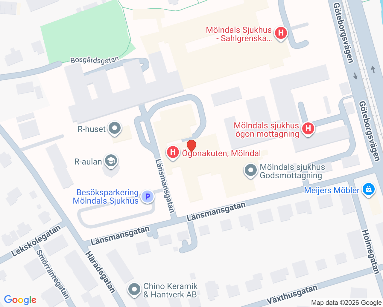 Karta till Operation 2 Mölndal, Mölndal