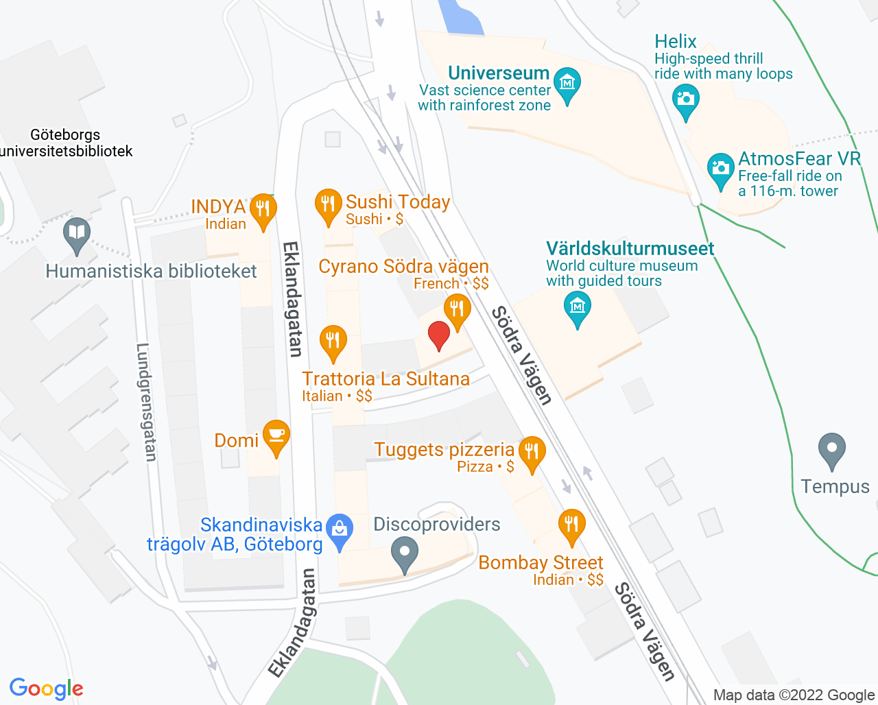 Karta till Scandinavian Heart Care