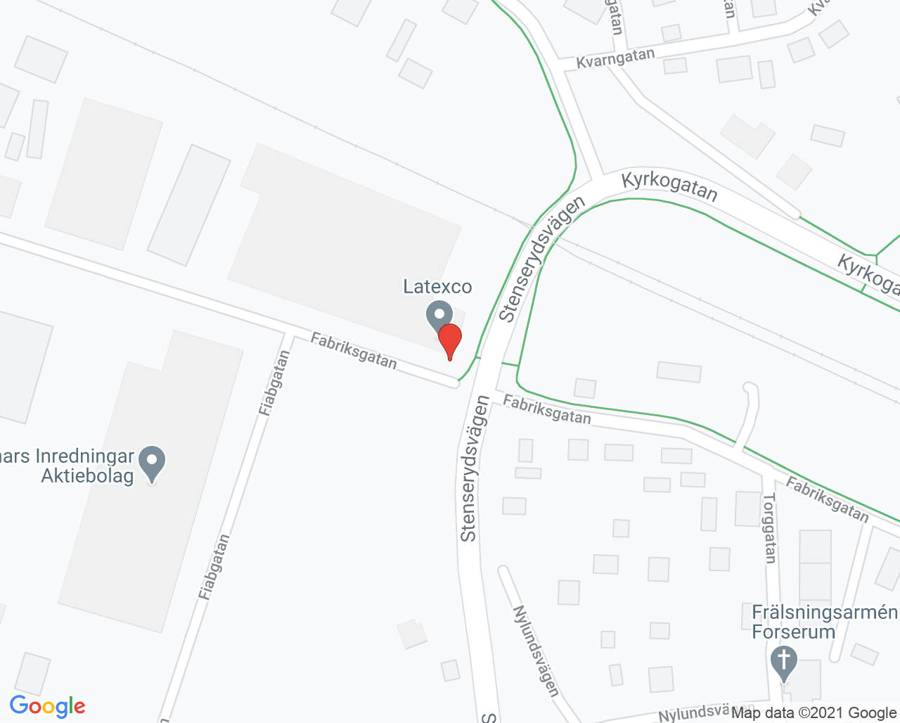 Karta till Blodbussen Forserum