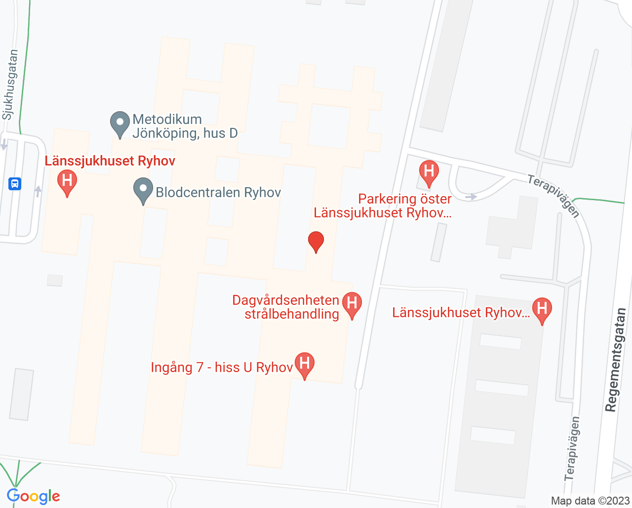 Karta till Närakut Jönköping
