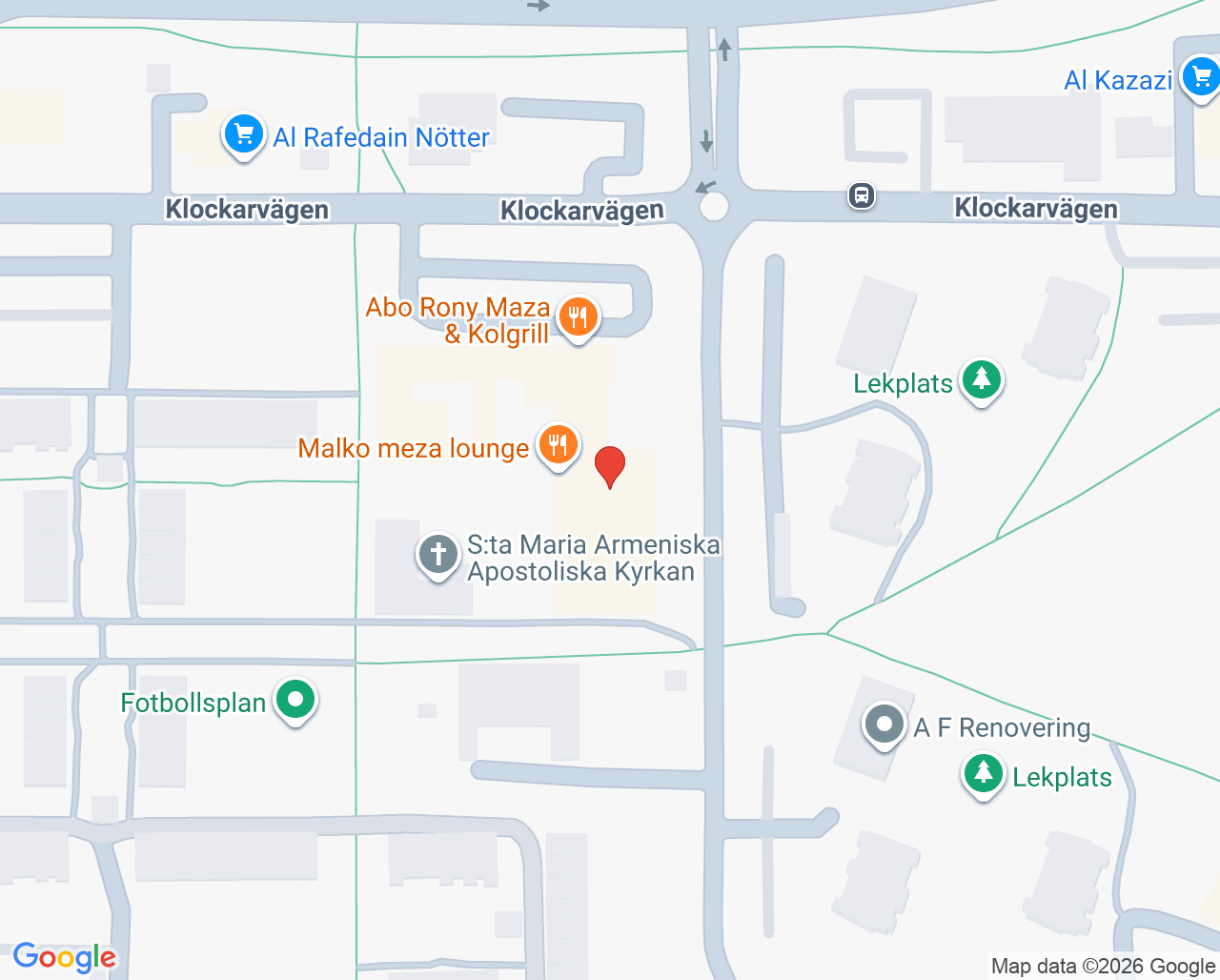 Karta till Capio Barnavårdscentral Wasa, Södertälje