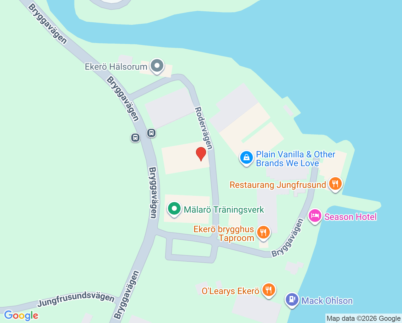 Karta till Revi Health Ekerö