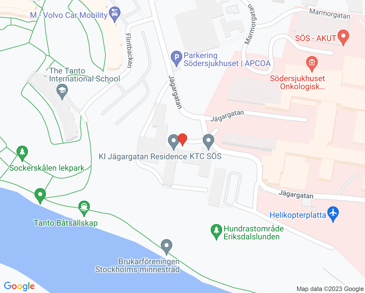 Karta till BUP Konsultenhet