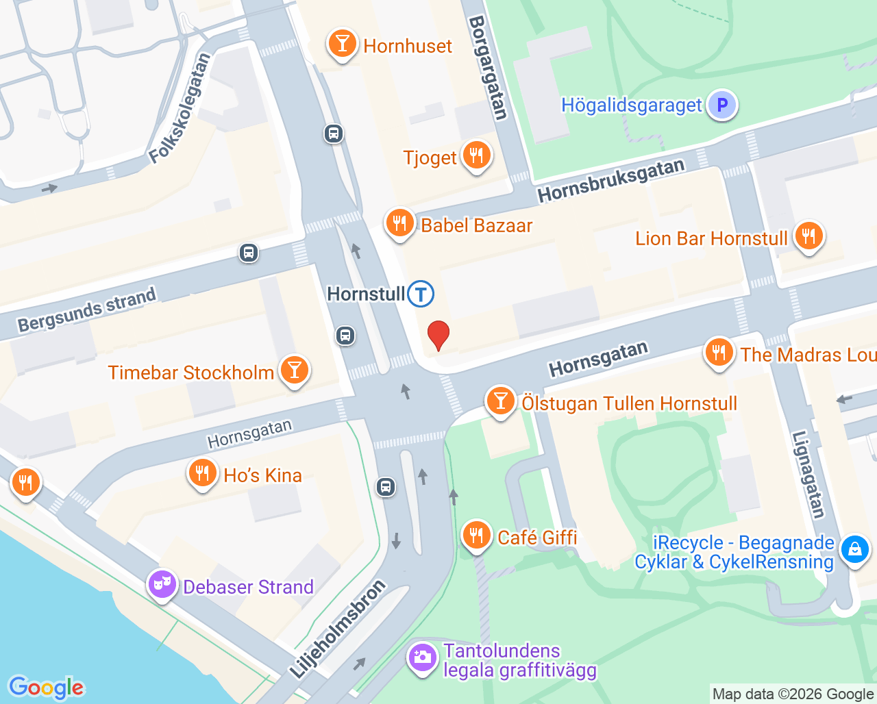 Karta till Elly Care Södermalm