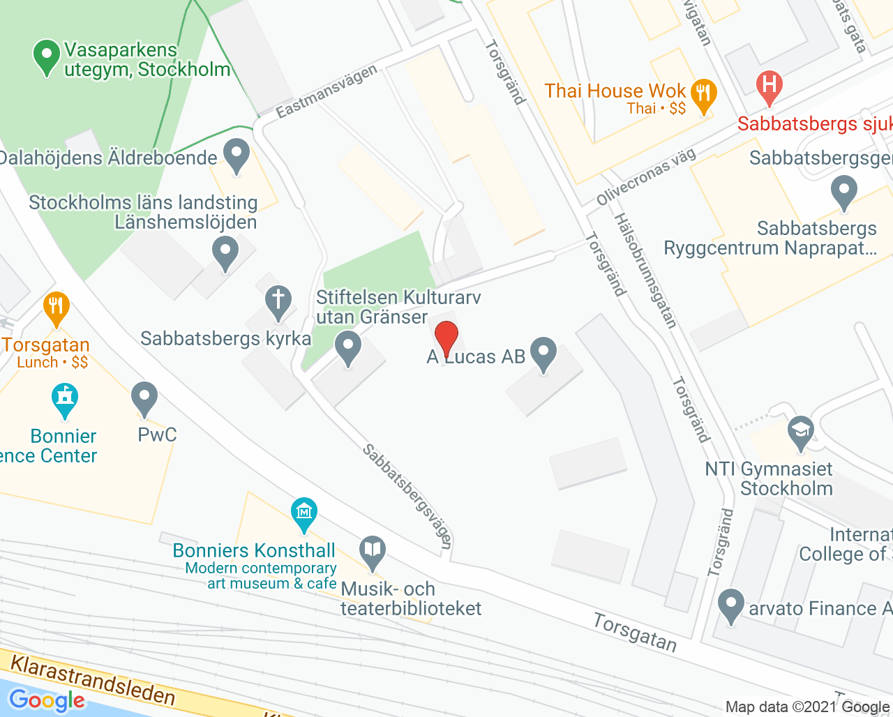 Karta till Dr Irina Manouilenko, Norrmalm