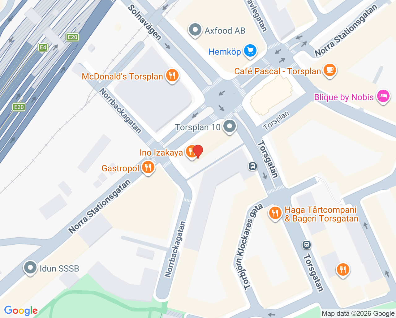 Karta till EsterCare - Gynmottagning Torsplan
