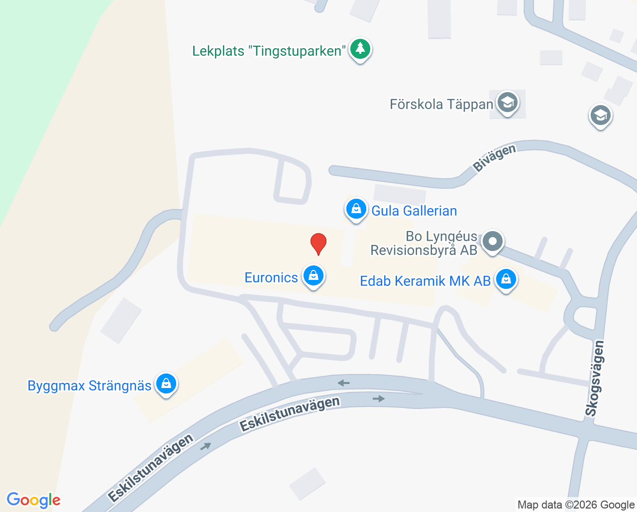 Karta till Joylife Strängnäs Naprapat och Kiropraktor, Strängnäs