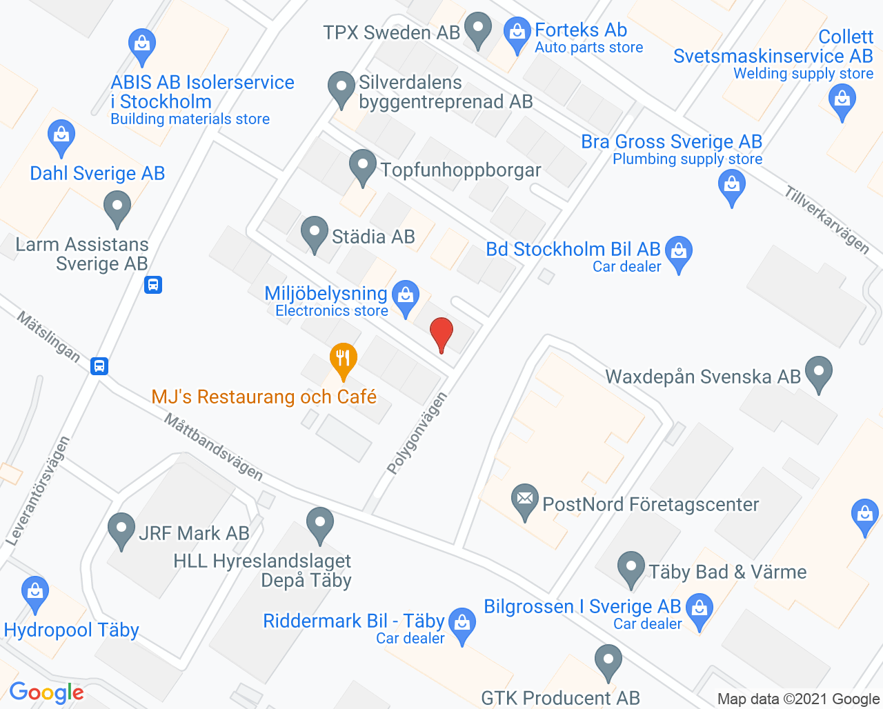 Karta till Arninge tandklinik