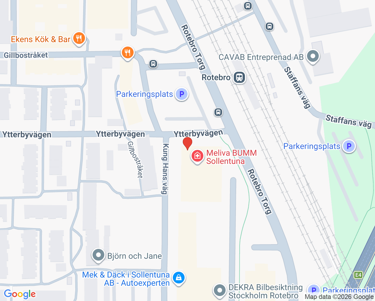 Karta till Asta vårdcentral