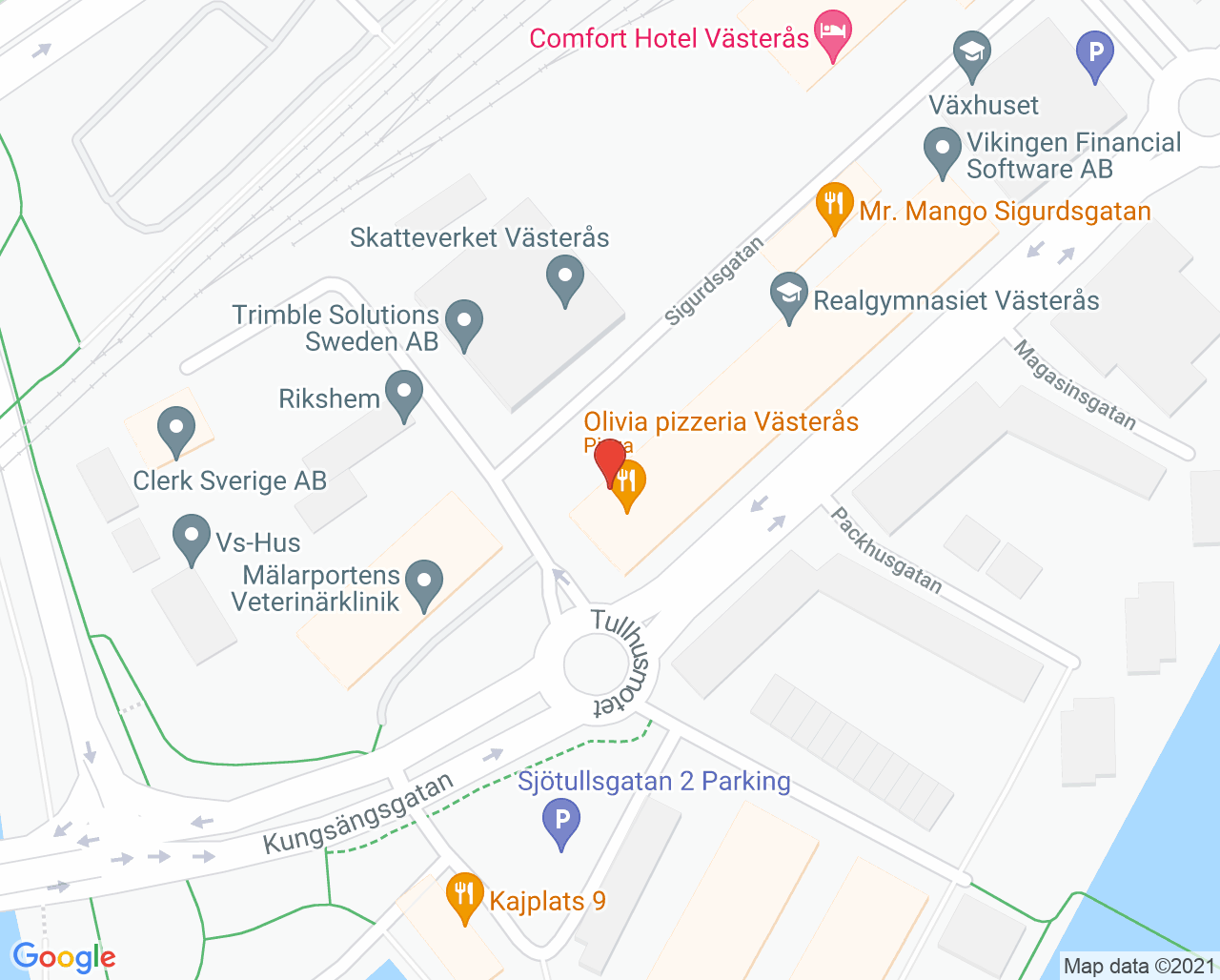 Karta till Endokrin Hälsa Västerås