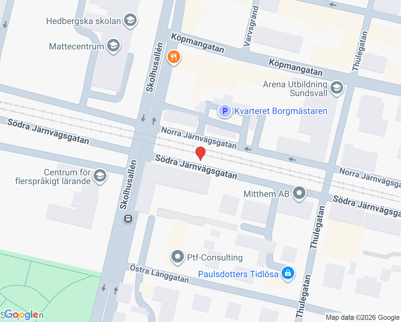 Karta till Stenstadskliniken Hälsocentral