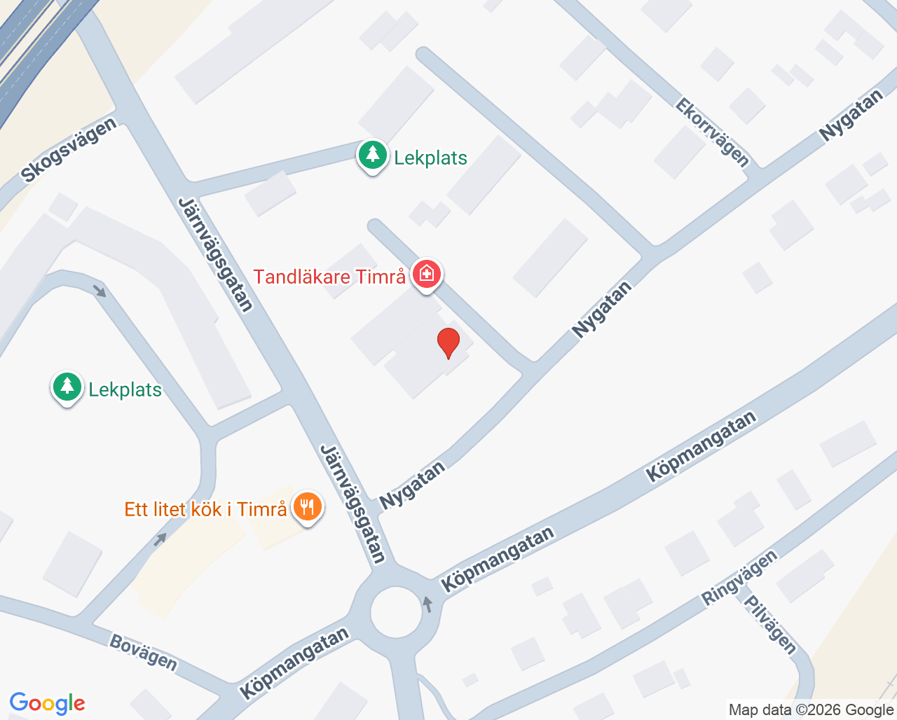 Karta till Vaccination Timrå