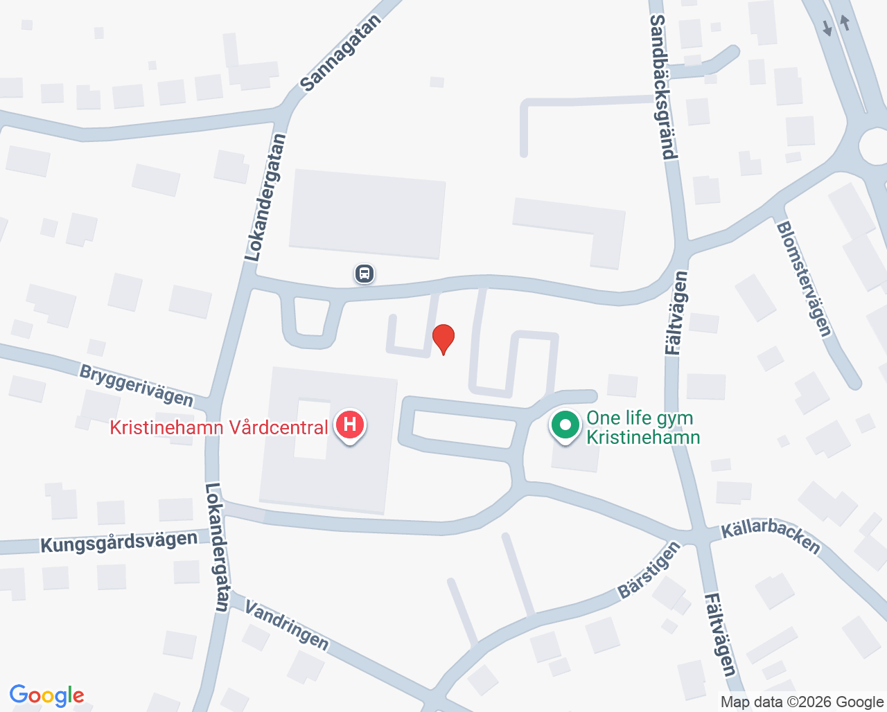 Karta till Jourcentralen Kristinehamn