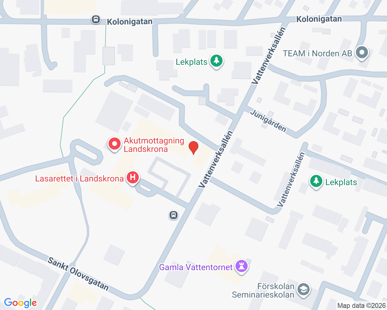 Karta till GeBlod Landskrona