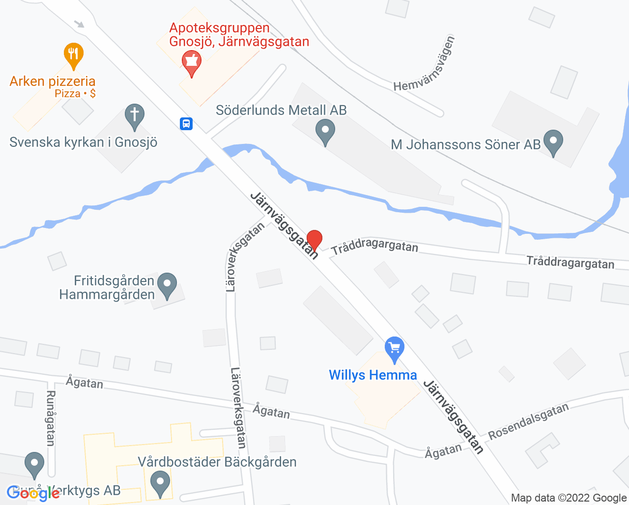 Karta till Barnhälsovården Gnosjö